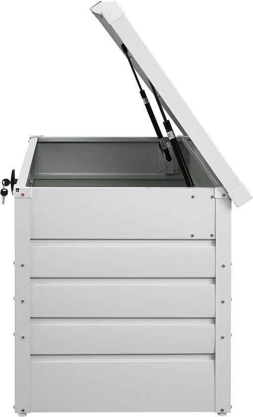 Metall-Lagerbox / Kissenbox Limani - 380 Liter - Weiß