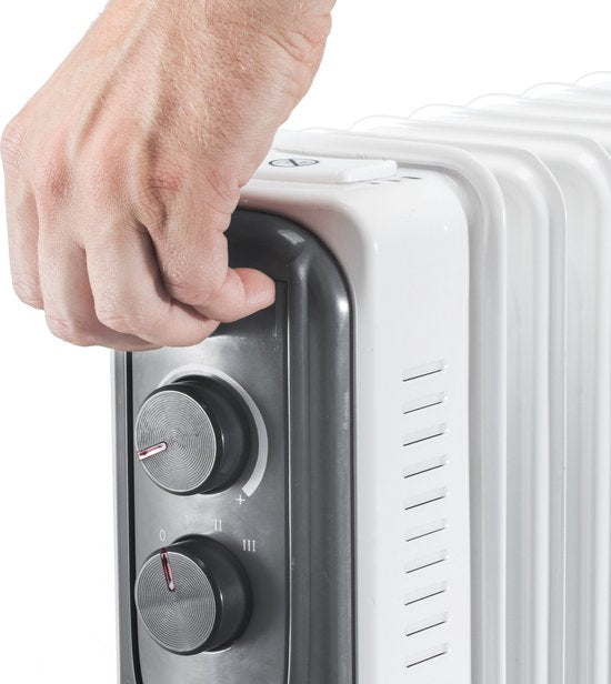TROTEC Ölradiator TRH 21 E - 3 Heizstufen - 8 min Aufwärmzeit - Frostschutzfunktion - Weiß