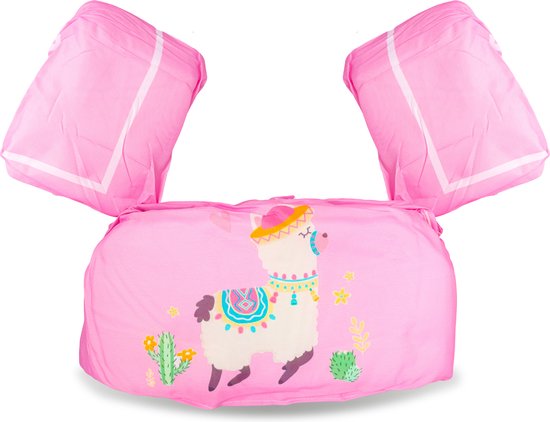 LBB - Puddle Jumper - Schwimmweste - 2-6 Jahre - 14-25kg - Schwimmweste Kind - Alpaka - Schwimmweste Kind
