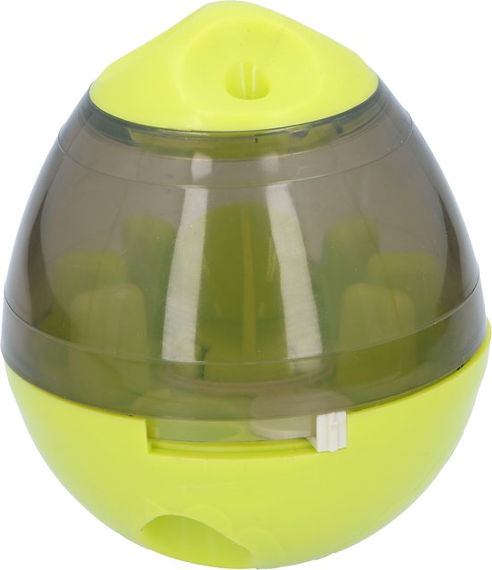 maxxpro Snack Ball - Kleiner Hund oder Katze - Haustierspielzeug - Gegen Langeweile - Spielball - Verstellbar - Grün