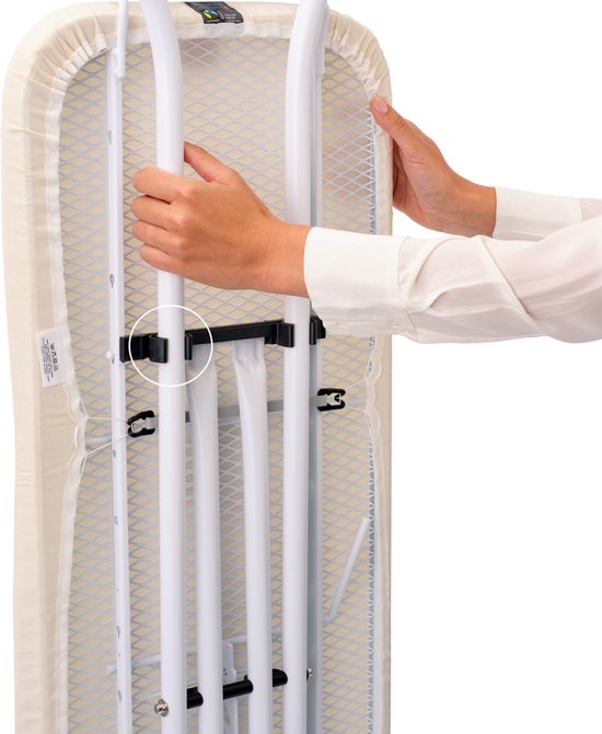 Brabantia Bügeltisch B - 124 x 38 cm, für Dampfbügeleisen - Fresh Breeze