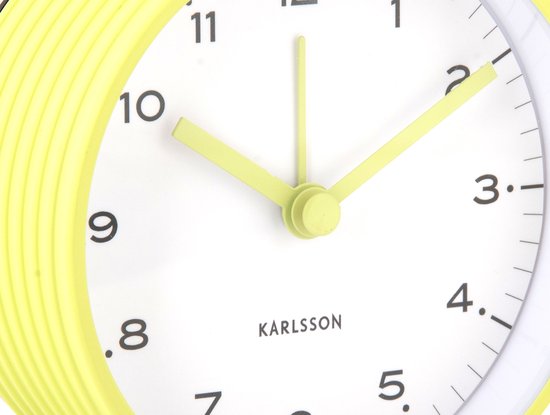 Karlsson Wecker „Circus Rings“ – Grün – Ø 9 cm – Skandinavisch – Wecker für das Schlafzimmer – Wecker – Vatertag – Vatertagsgeschenk – Vatertagsgeschenk für ihn