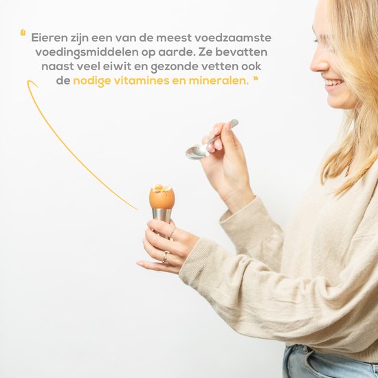 GoodForce elektrischer Eierkocher - für 1 - 6 Eier - mit Timer und Alarm