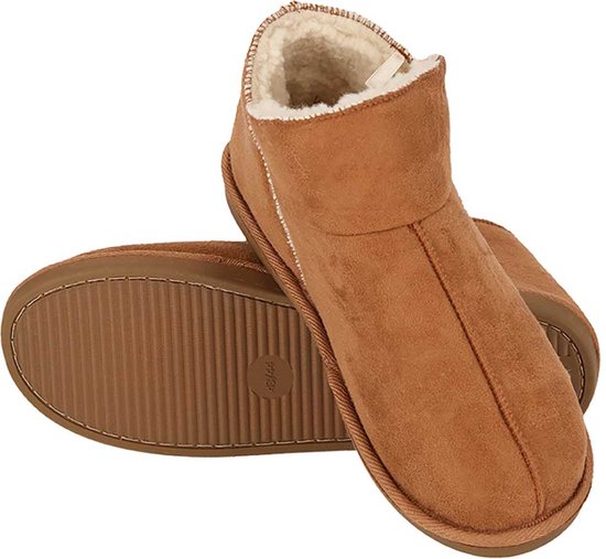 Apollo Damen Wildleder Cognac Hausschuhe - Größe 39/40