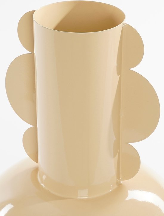 Mica Decorations Boyd Vase - H36 x Ø25 cm - Metall - Beige