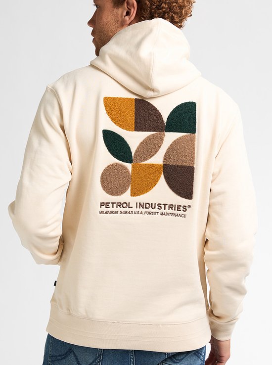 Petrol Industries - Herren Backprint Hoodie Sparta - Gelb - Größe XL