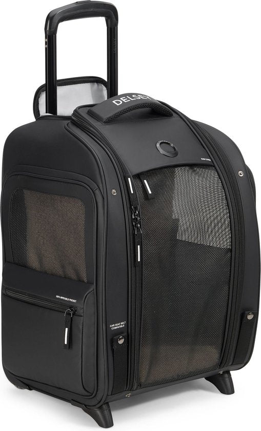 DELSEY PARIS Trolley Reisetasche Raspail 2R Pet Carrier Schwarz 48cm