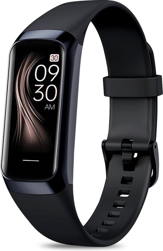 Otiume Activity Tracker HR mit Schrittzähler und Herzfrequenzmesser - Sportuhr - Smartwatch - Schwarz für Frauen, Männer und Kinder - Fitness Tracker - Blutdruckmessgerät