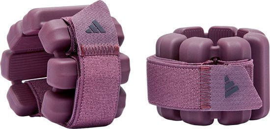 Adidas Knöchel und Handgelenk Gewichte Set 0,5 kg rosa