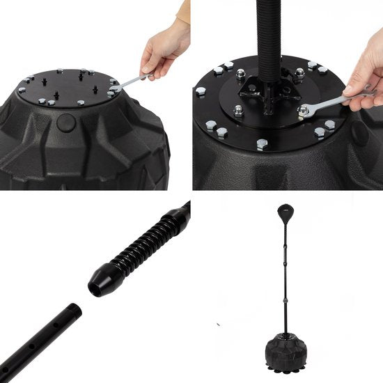 Inventus Extreme Reflex Boxing Pole V2 - Cobra Boxing Ball - Boxing Machine - Boxen und Training - Stehend / Erwachsene - Verstellbar von 150 bis 200 cm
