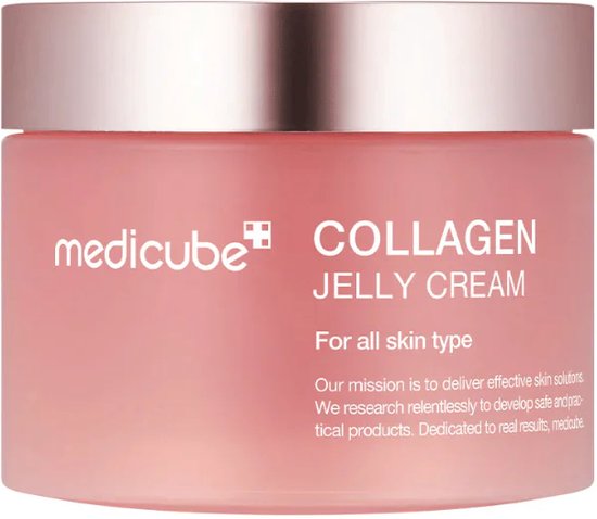 Medicube - Collagen Jelly Cream - 110 ml - Alle Hauttypen - Feuchtigkeitsspendend - Pflegend - Gesichtspflege - Koreanische Hautpflege