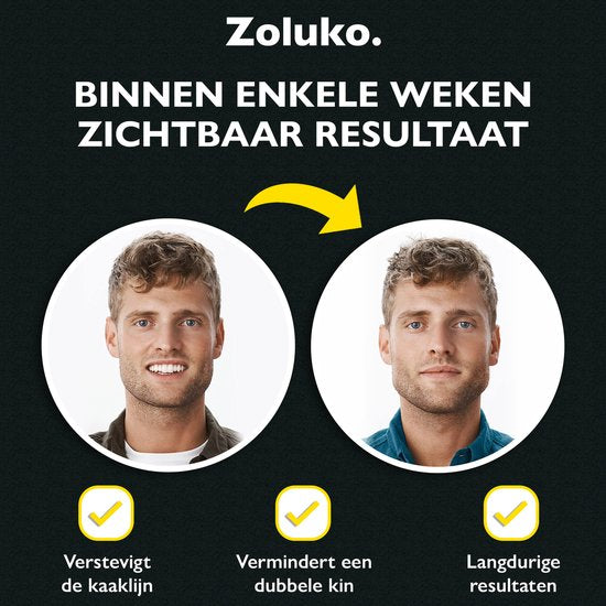 Zoluko Professional Jawline Trainer Set - Inkl. Kette und Aufbewahrungsboxen - 3 Stufen - Jaw Trainer Männer und Frauen - Jaw Trainer - Jawline Trainer - Jaw Trainer - Lower Chin Trainer - Lower Chin Slimming