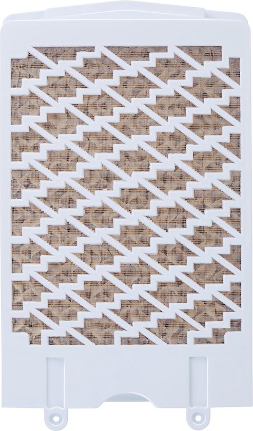 Lifetime Air Luftkühler - 22 x 24 x 53,5 cm- 80W Leistung - Mit 3 Geschwindigkeiten & Timer - Inklusive Kühlelemente & Fernbedienung - Mobil - Weißer Kunststoff
