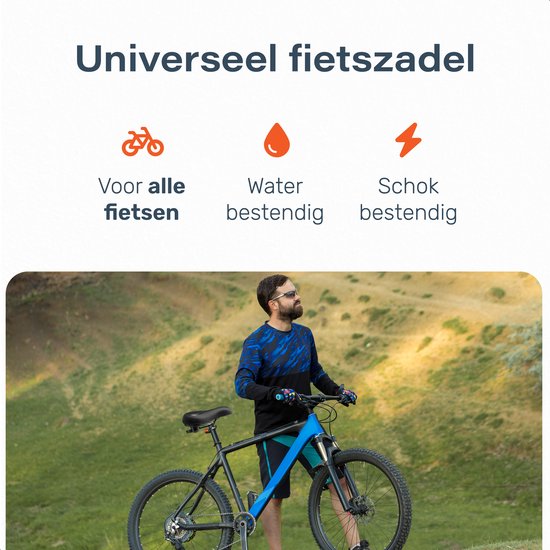 Proskill Unisex Fahrradsattel - 100% wasserdicht - Inkl. Satteldecke - Ergonomisch - Mit Federung - Rennrad - Gel - Mountainbike - Damen - Sattel - Zubehör - Schwarz