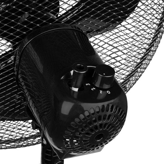 Standventilator 40 cm - 45W - 3 Geschwindigkeiten - 85° Oszillation - Höhenverstellbar - Tristar VE-5756 - Schwarz