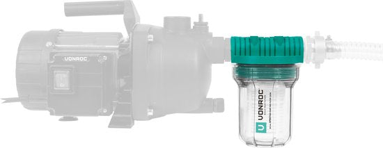 VONROC Vorfilter für Pumpen und Hydronikpumpen - 12cm - Max. 4000l/h - Universal Vorfilter