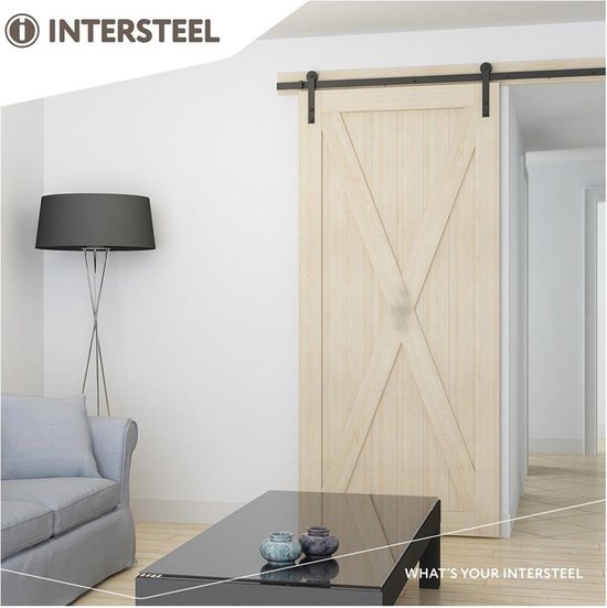 Intersteel Schiebetürsystem Basic mattschwarz