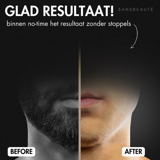 2-in-1-Rasierer für Männer mit Trimmer S1111 + 2 Extra-Scherköpfe - Sansbeauté® - Nass & Trocken - Präzisionstrimmer - Elektrisch - Elektrorasierer - Wasserdicht