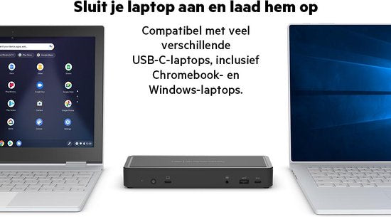 Belkin USB-C Triple Display Dock MST- 14-Port USB-C Docking Station, 65 W Power Delivery, 4K Display, 2x HDMI, 2x DisplayPort, 3x USB-C, 5x USB-A und 1x Gigabit Ethernet, USB-C Dock für Chromebook, Windows PCs, XPs und mehr