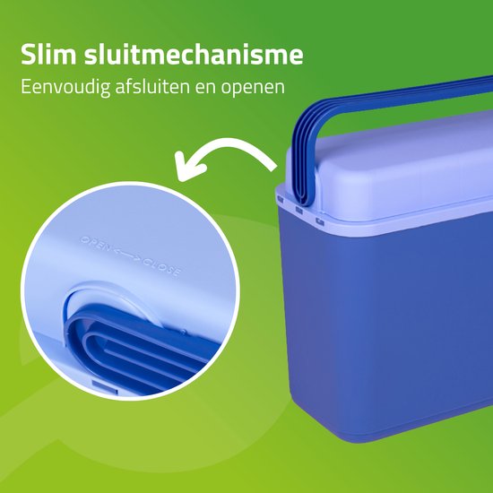 Bo-Camp - Autokühlbox - Arktis - Blau - Polyethylen - 12 Liter