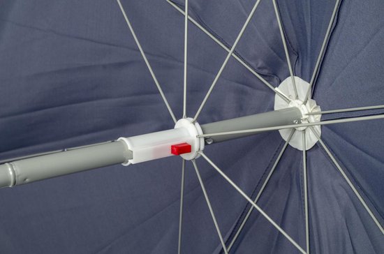 Bo-Camp - Sonnenschirm - Mit Knickarm - Ø 200 cm - Blau