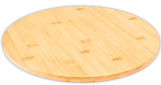 Ceruzo Lazy Susan - Drehbares Tablett - Ø 35cm - Drehscheibe - Servierbrett-Bambus