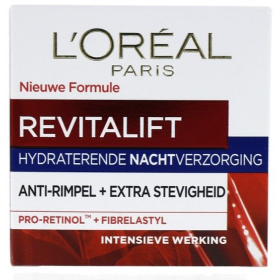 L’Oréal Paris Revitalift Nachtcreme Anti-Aging – Gegen Falten – Mit Pro-Retinol – 50 ml