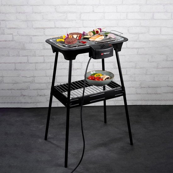 alpina BBQ - Elektrisch - 2-in-1 - Innen und Außen - 2000W