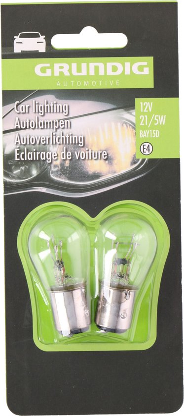 Autoleuchte - 12V - 21/5W - BAY15D - Grundig