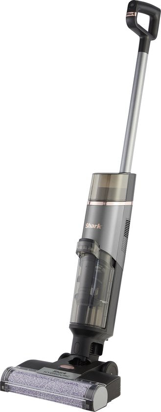 Shark HydroVac Wireless 3-in-1 Bodenreiniger - Staubsaugen, Wischen und Selbstreinigung - Stabstaubsauger mit Wischfunktion - Nass- und Trockenmopp - WD210EU