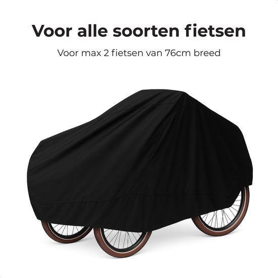 Bakfietshoes - 100% wasserdicht - Bakfiets - Schutzhülle - Abdeckungen - Regenschutz - Abdeckung - Schwarz - Extra stark - Luft