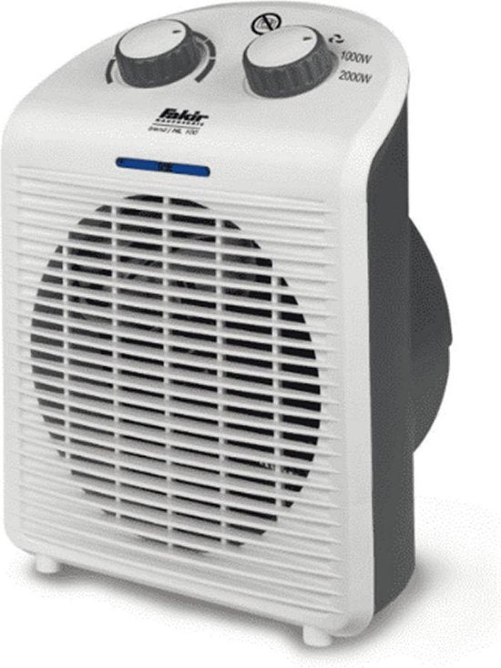 Fakir Trend HL 100 Elektroherd - Heizung mit Gebläse - Weiß/Grau
