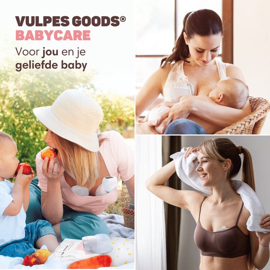 Vulpes Goods® Babycare - Leakshell - Muttermilchauffangbehälter - Milchauffangbehälter - tragbarer Becher - freihändig - Muttermilchauffangbehälter - Leakshell - Brustschale - Muttermilchauffangbehälter - BPA frei - 60ML Auffangbehälter