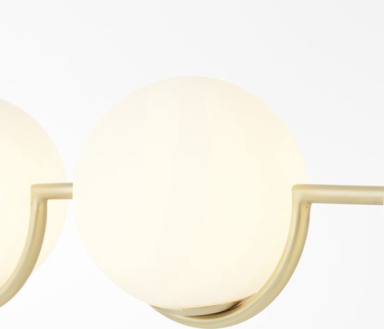 Brilliant Glint Hängeleuchte 4-flammig Holz/Messingglas/Metall 4x D45, E14, 40 W, Geeignet für Hängeleuchte (nicht im Lieferumfang enthalten)