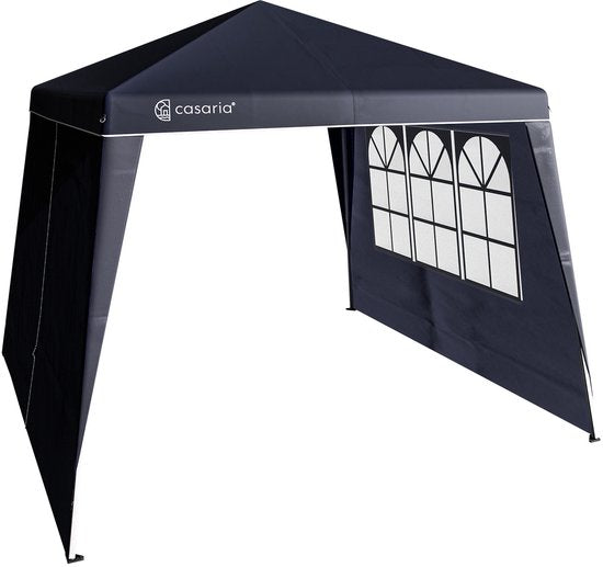 Casaria Seitenwand Pavillon 2er Set - 3x3m Partyzelt Seitenwand - Anthrazit