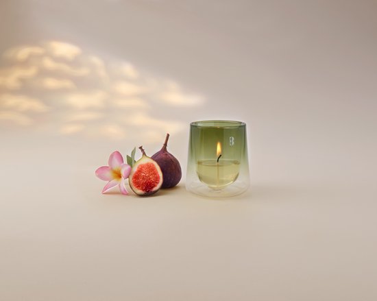Bolsius Duftkerze „Clean Light“ Starter-Set Gardenie / Feige