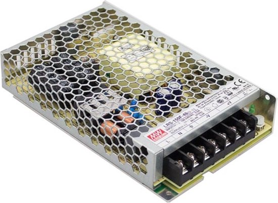Schaltbares Mean Well-Netzteil für IT-Geräte - 1 AUSGANG - 150 W - 24 V - GESCHLOSSENES GEHÄUSE - NUR FÜR DEN GEWERBLICHEN GEBRAUCH
