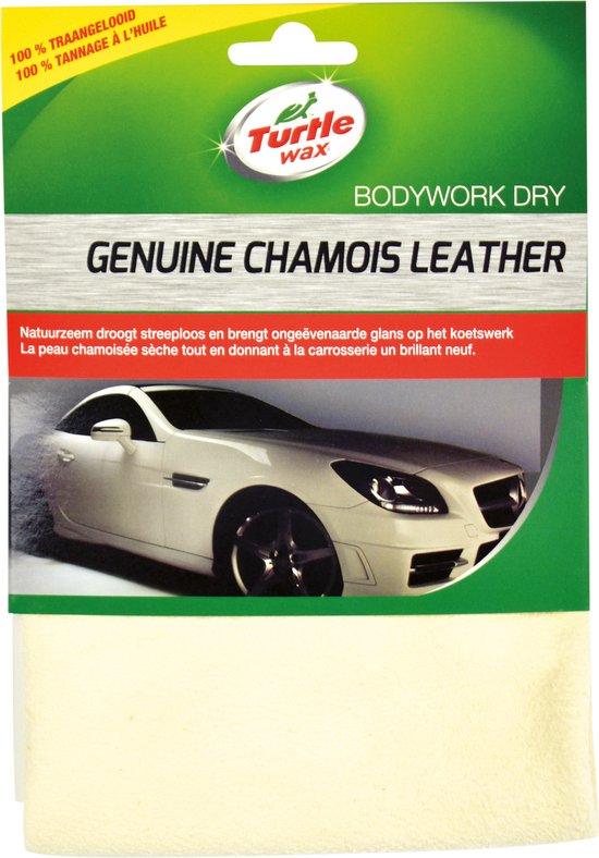 Turtle Wax CL412td Natürliches Chamoisleder - Echtes Chamoisleder - Lederchamois - Echtes Leder