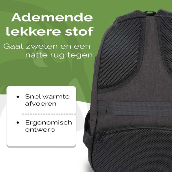 Travelhawk Rucksack - 28L - 15.6 Zoll - Laptop-Rucksack - Rucksäcke - Rucksack - Männer & Frauen - Wasserabweisend - Mit USB-Ladeanschluss