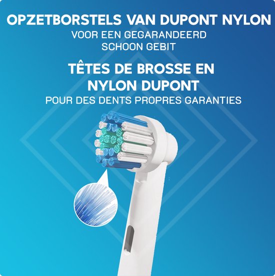 Cosity - 24x Oral-B und Braun kompatible Bürstenköpfe - Briefkastenverpackung - Weiß