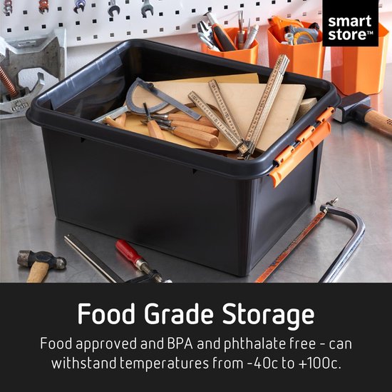 SmartStore - Pro 45 Aufbewahrungsbox 50 Liter - Polypropylen - Schwarz