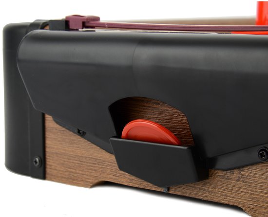Toyrific Air Hockey Tisch 20 Zoll Braun 5-teilig