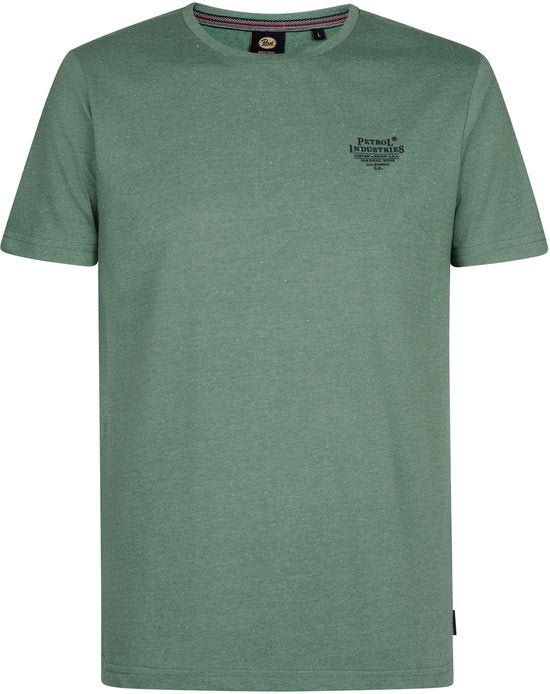 Petrol Industries – Herren-Logo-T-Shirt „Cosmos“ – Grün – Größe XXXL