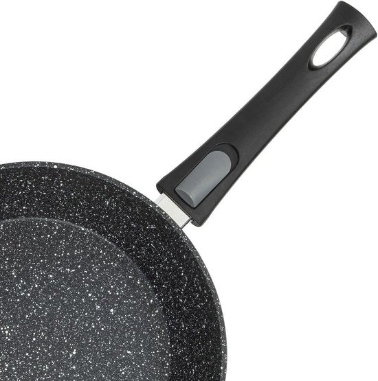 Resto Leo Casserole - Ø26 cm - Geschmiedetes Aluminium - 4-Schicht Pfluon Antihaftbeschichtung - Induktionspfanne - Backofenfest bis 200°C (ohne Griff)