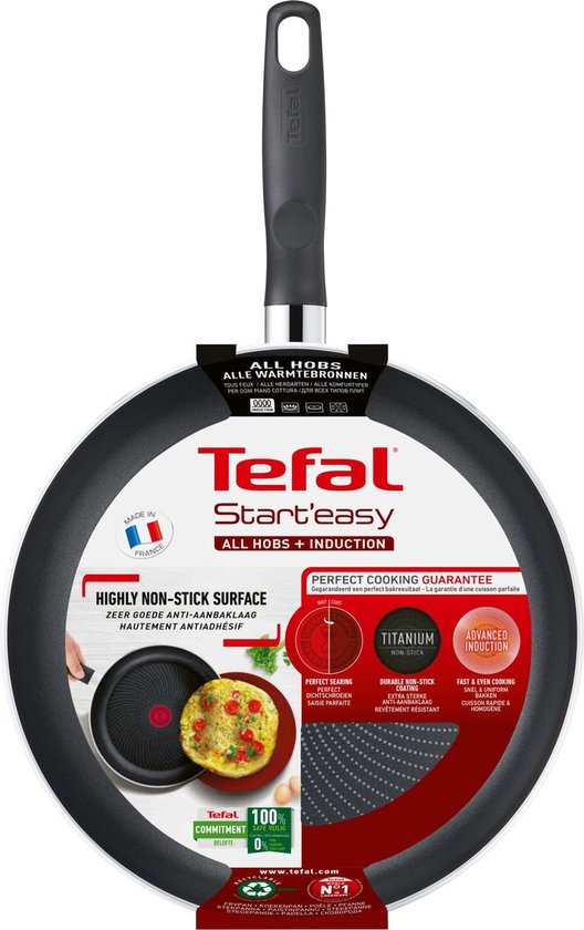 Tefal Start'easy Bratpfanne 28 cm - PFOA-frei - Geeignet für alle Wärmequellen