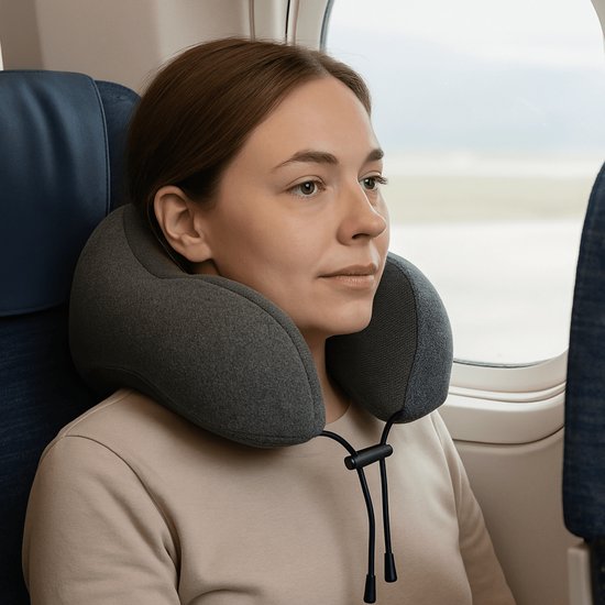 Nackenkissen Airplane mit Memory Foam / Slow Foam - Reisekissen - Sunflake