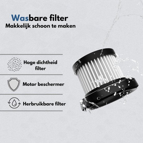 VAIVE Krümelsauger kabellos - Inkl. Zubehör - Modern - Handstaubsauger