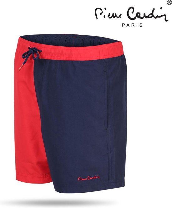 Pierre Cardin Badehose Rot/Marineblau M