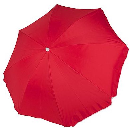 Bo-Camp - Sonnenschirm - Mit Gelenkarm - Ø 200 cm - Rot