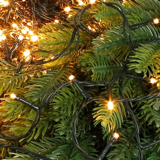 54 Meter LED-Leuchten / LED-Schnur mit 720 LEDs warm/weiß | für den Innen- und Außenbereich